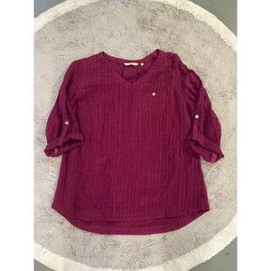 Soft Surroundings Maroon Size Small Top